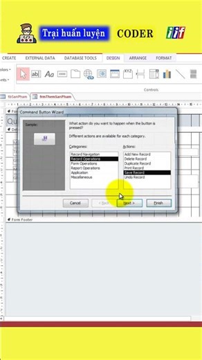 Sự kiện Form_BeforeUpdate - Học MS Access
