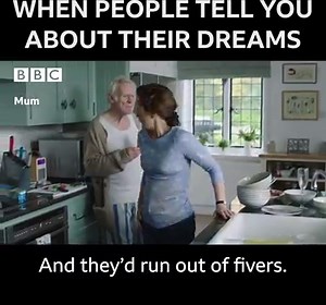 Well we were in your house. But it wasn't actually your house. And you were there. But you were a lobster | BBC Comedy