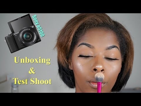 Unboxing the Sony a5100 + Test Makeup Tutorial | Brandi Rose
