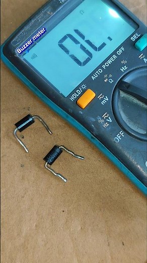 How to Test a Rectifier Diode: Good vs Short Using a Buzzer Meter! #test #diode #rectifier #buzzer