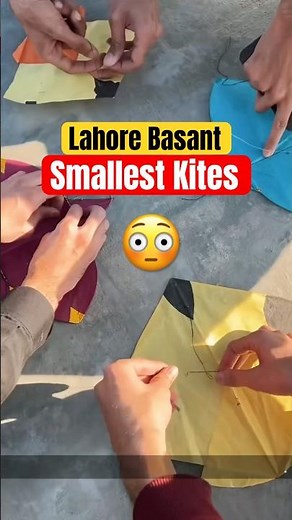 Smallest Kite in the World? Lahore Basant 2026 Kite Flying Found the World's Smallest Patang
