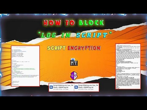 How To Block Log In Lua Script | Encrypt All Script | How To Encrypt Script