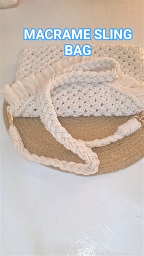 Macrame Sling Bag Designs #slingbag #macramebag #shorts #bagdesign