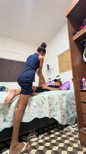 sabadouuuuu com minha “fisio” particular ok #lca #joelho #cirurgia #posoperatorio