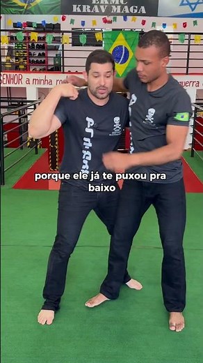 Krav Maga Caveira | How to defend against a street headlock