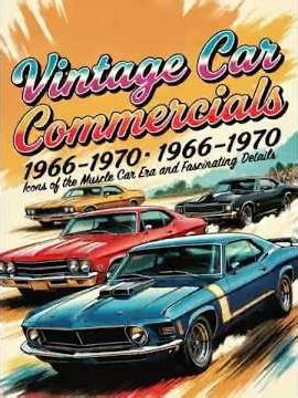 Vintage Car Commercials 1966 - 1970: Icons of the Muscle Car Era #americanhistory