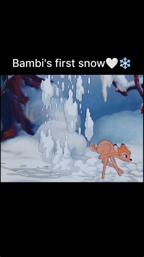 🎬 Movies • Clips • Entertainment on Instagram: "🎬 Bambi (1942) 🎭 Animation • Family • Coming-of-Age ⭐ Disney classic | ⏱ 70 min 📌 Why This Moment Matters: Because Bambi’s first snow captures innocence meeting reality — wonder, fear, and growth all in one quiet sequence. 📖 Scene in Short: As winter arrives, Bambi steps into snow for the first time, slipping, learning, and discovering the world beyond comfort. What begins as playful curiosity slowly becomes a lesson in survival, marking one o