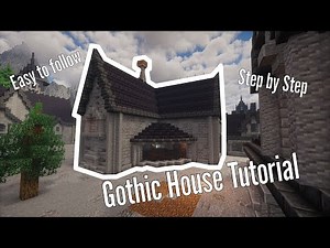 🕯️ Minecraft Gothic House Tutorial | Dark Medieval Survival Build 🕯️