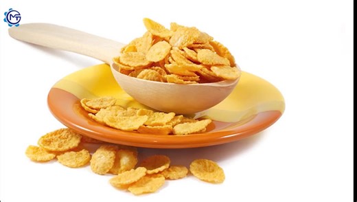 Automatic Breakfast Cereals Granola Making Machine Breakfast Cereal Corn Flakes Compact Production Line