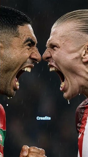 Achraf Hakimi vs Erling المغرب vs النرويج #worldcup #المغرب #المنتخب_المغربي