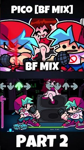 FNF - Pico [PART 1] (BF Mix) (FNF MOD) #shorts