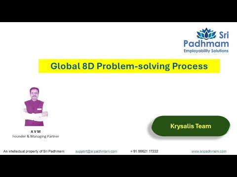 Global 8D Problem-Solving Process