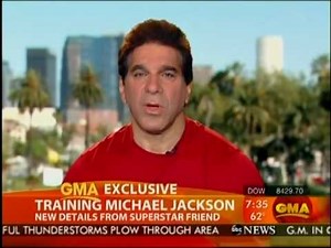 Lou Ferrigno: Training Michael Jackson (Good Morning America)