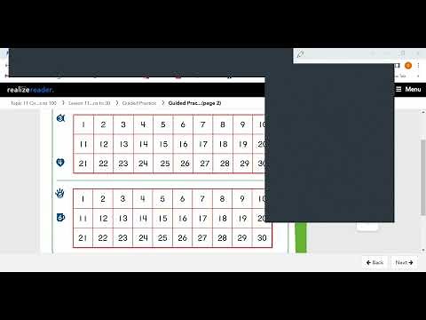 Kindergarten Math lesson 11-1 Count Using Patterns to 30