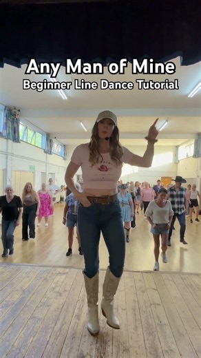 Any Man of Mine - Beginner Line Dance Tutorial. The Canadian Stomp #dancewithme #linedancetutorial
