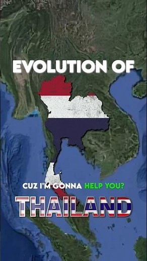 Evolution of thailand🇹🇭| #history #geography #country #thailand