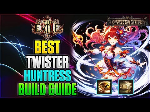 Best Endgame Twister Huntress Build Guide | POE 2