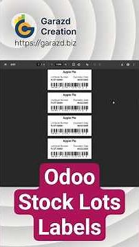 Make your own Odoo labels with Stock Lot Numbers and Expiration Date in minutes!