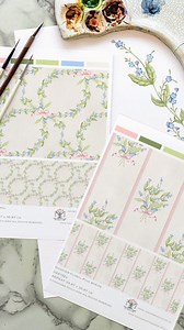 7.3K views · 294 reactions | Another pattern to add to the portfolio. Forget me nots and bows, it's called Dunster Floral. I now have a link to designs which are available for licensing. #artforlicensing #handpaintedpattern #forgetmenots #floralpattern | Theodora Gould Designs | Facebook