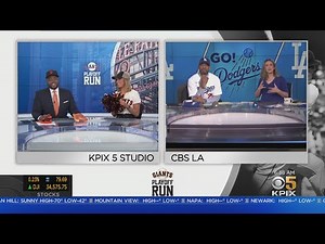 Dodgers-Giants: Rivalry extends to KPIX 5 morning anchors and their counterparts at CBS2 in LA
