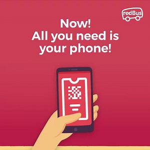 Go paperless! Use the m-ticket feature on the redBus app. Book your bus tickets on www.redbus.sg | redBus