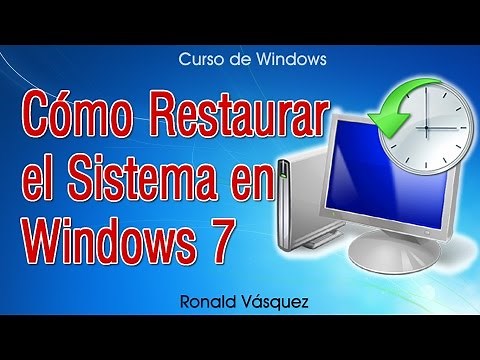 How to Restore a System in Windows 7 - How to Go Back to a Previous Point in Windows