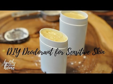 DIY Deodorant for Sensitive Skin {NO Baking Soda}