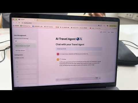 Conversational Agent for Travel Planning