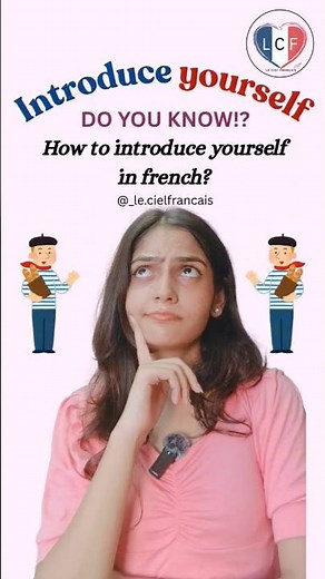 Level up your French| Introduction in french 🇫🇷 #frenchlessons #beginnerfrench #frencha1