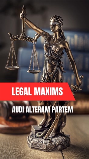 Legal maxims | Audi Alteram Partem #shorts