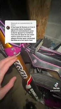 #50ccmotor #automobile #mrt #supermoto #86topalu #led comment installer une barre led sur une 50CC