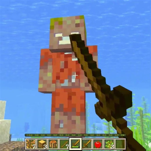 Aquaman Vs Wooden Sword #minecraft #shorts