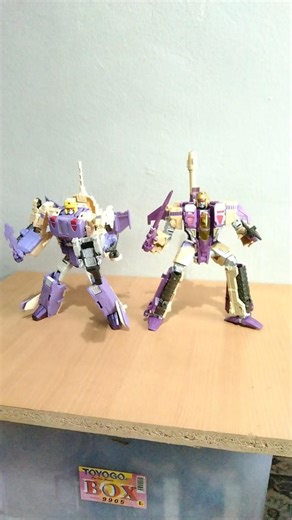 Legends and Generations Blitzwing comparison