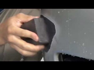 ソフト99 バンパーの深いこすりキズ補修 Step1パテ埋め 【SOFT99 TV】