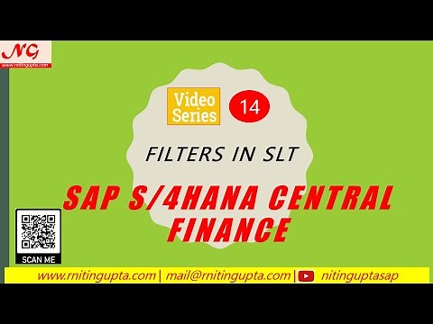SAP Central Finance - SLT Filters - FAQs