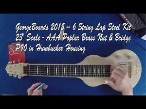 S6 Lap Steel Slide Guitar DIY Kit Made in USA