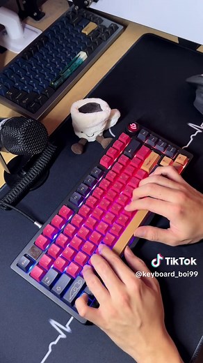 Introducing the Leobog Hi75 x TTC Flame Red! Featuring a full aluminum 75% body, hand-lubed TTC Flame Red V2 linear switches, as well as an adjustable volume knob, this brand new custom keyboard looks great and sounds fantastic! Get it today when you visit keyboard_boi on carousell! #ttcflamered #ttc #leobog #hi75 #leoboghi75 #sgfyp #fyp #asmr #fypシ゚viral #typing #typingasmr #fypage #keebtok #keyboard #typingsounds #keyboardasmr #customkeyboard #singapore