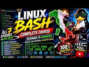 Linux Bash FULL Chapter 1 Course 2026 | Complete Beginner to Advanced