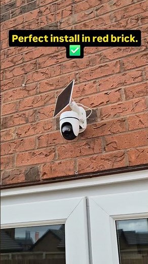 Tapo Solar-Powered Camera Install in British Red Brick 🧱🛡️ | Handyman Warrington