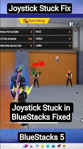 Joystick Stuck Problem Fix 👍 | BlueStacks 5 | #bluestacks #joystick