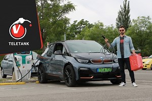 Villanyautó fogyasztását mértük meg a Teletankban!