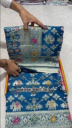 A very beautiful pure satin silk blue colour Sarees #youtube #trendingshorts #viral #fancy #new