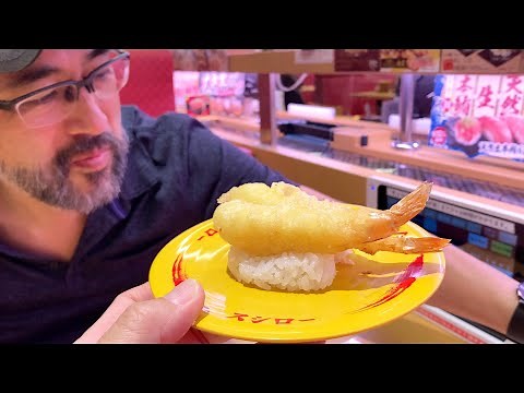 The BEST Conveyor Belt Sushi in Tokyo