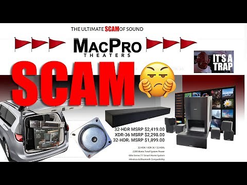 MAC PRO THEATERS IS A SCAM! FAKE SOUND BAR DONT FALL FOR IT!