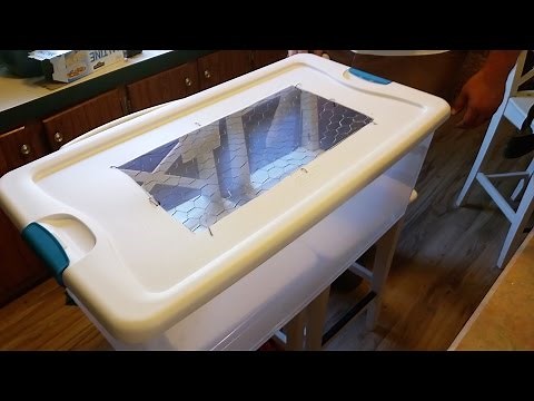 How to Make Brooder From Plastic Tote