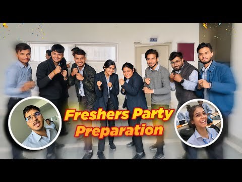College Freshers Party Preparation 🥳 | College VLOG