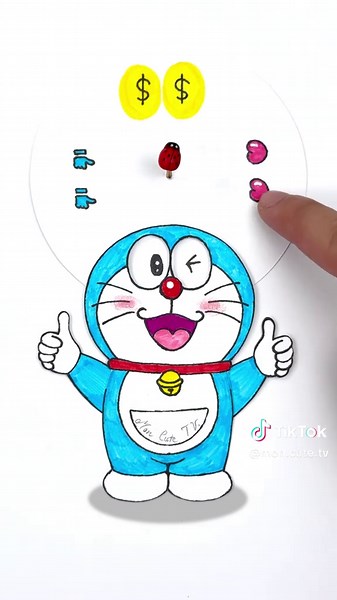 Doraemon's Eyes Changing - A Stunning Paper Art Video
