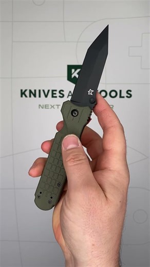 Fox Predator Evolution FX 449 OD, Black Niolox, Green FRN, pocket knife