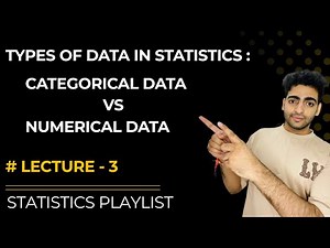 Types of Data in Statistics | Categorical vs Continuous Data Explained with Examples