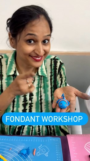 Fondant Cake Workshop #fondant #fondantcake #fondantwork #cakes #trendingreels #trending #viral #viralvideos #viralreels #thecakehouse #fondantart #themecake #caketutorial | The Cake House